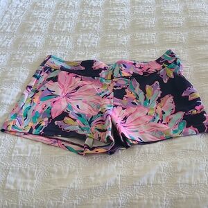 Lilly Pulitzer MAKENNA Shorts in BRIGHT NAVY AL FRESCO Size 12